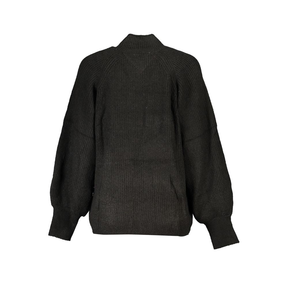 Jersey negro de poliéster
