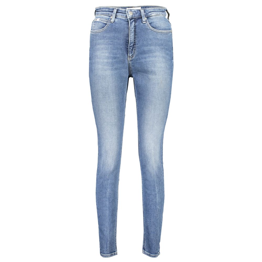 Pantalones y vaqueros de algodón azules