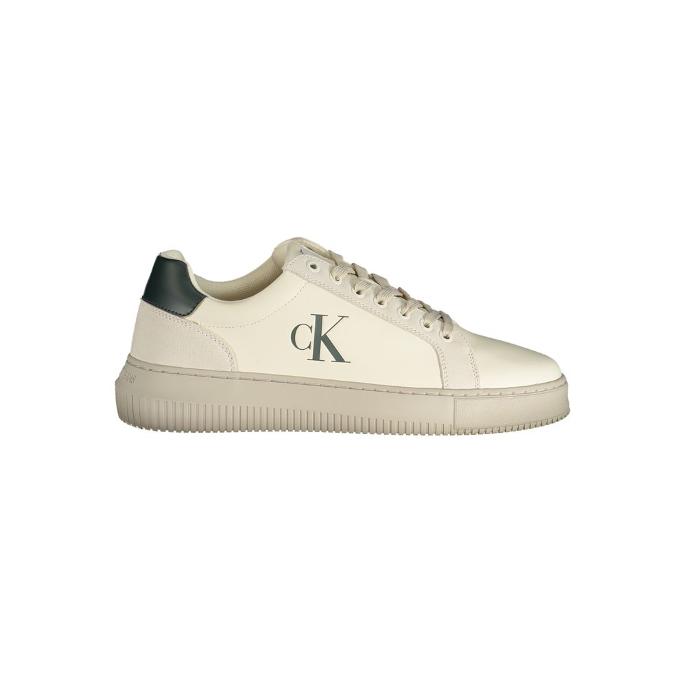 Zapatilla blanca de poliéster
