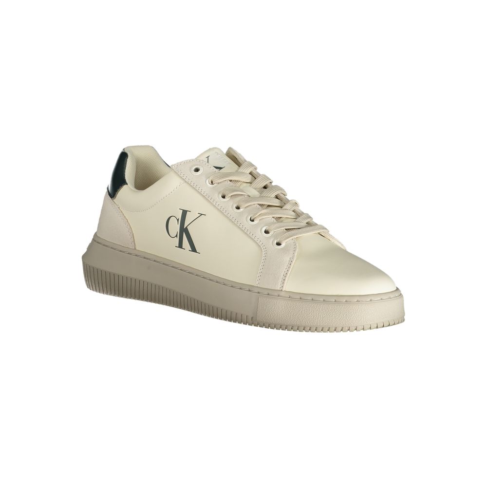 Zapatilla blanca de poliéster