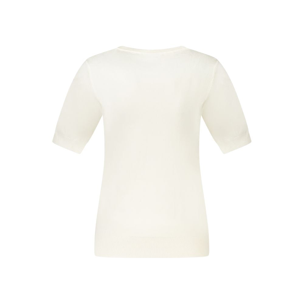 Jersey blanco de viscosa
