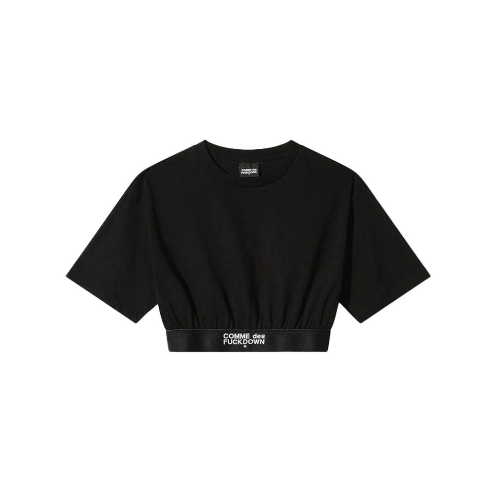 Tops y camisetas de algodón negro