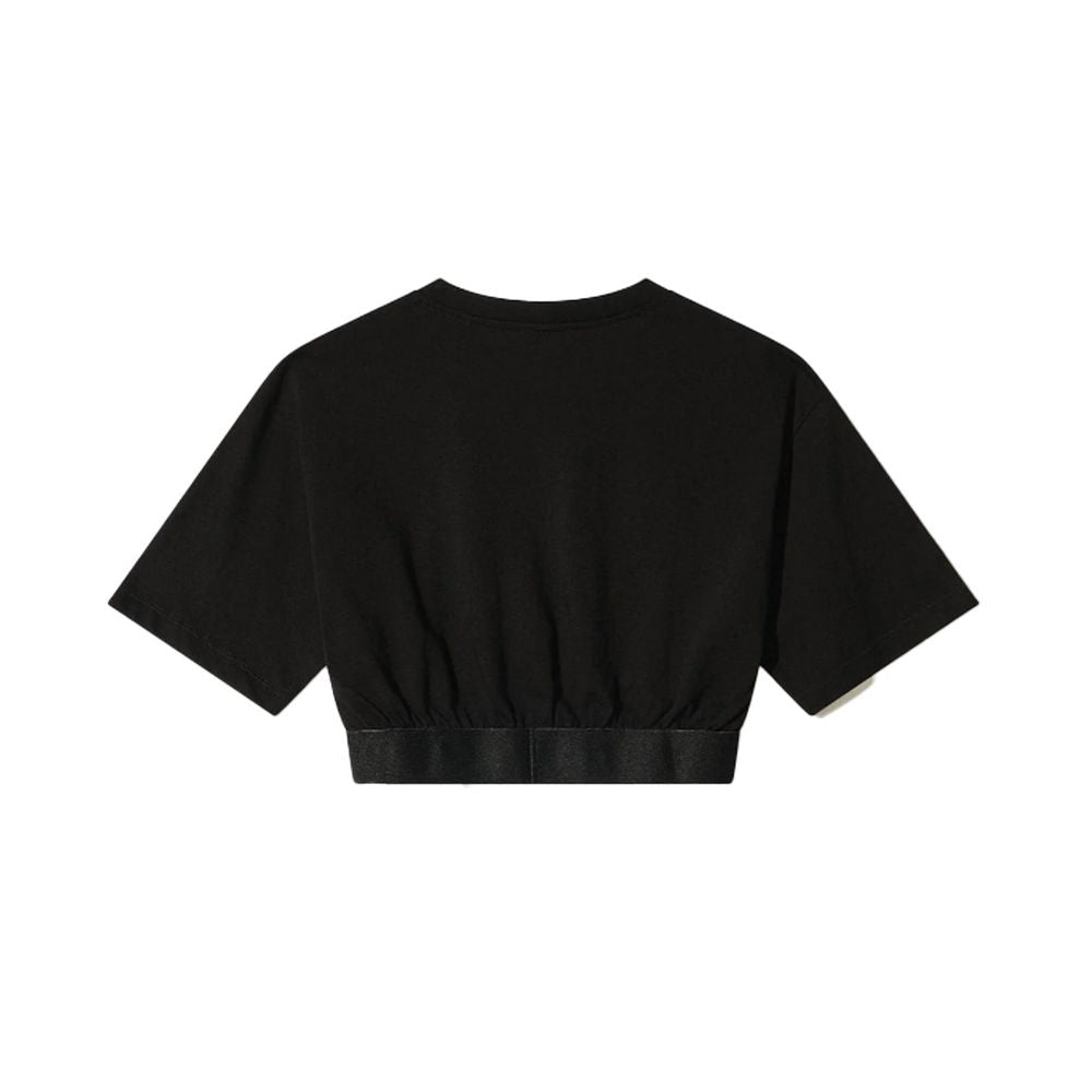 Tops y camisetas de algodón negro