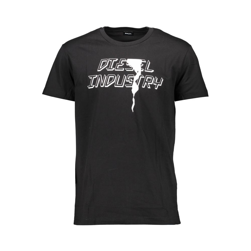 Black Cotton T-Shirt