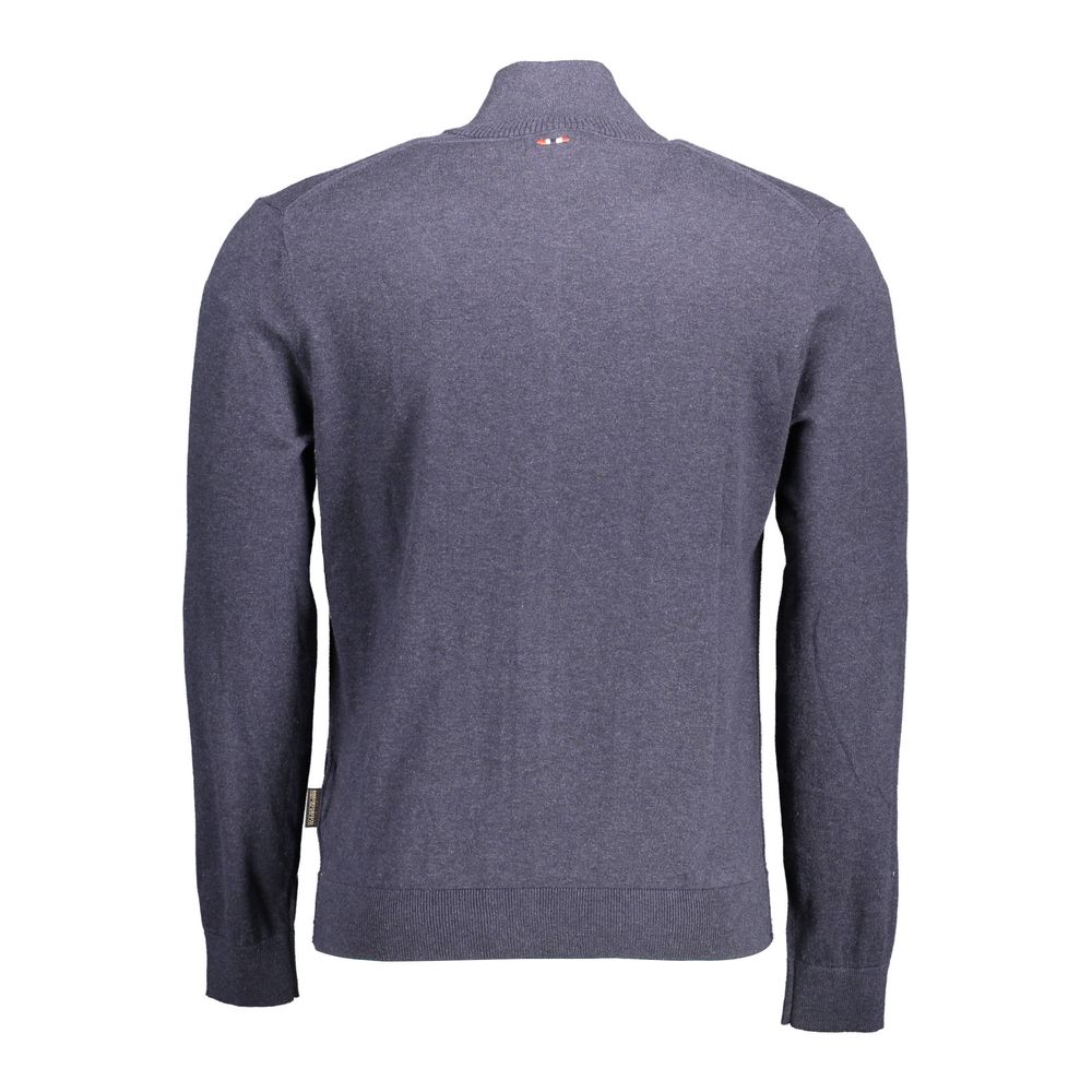 Jersey azul de algodón