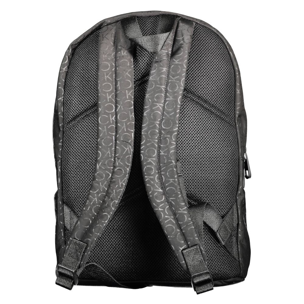 Black Polyester Backpack