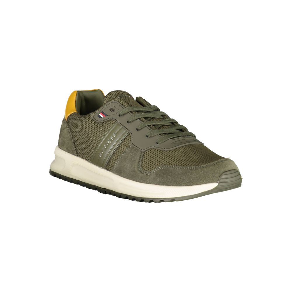 Green Polyester Sneaker