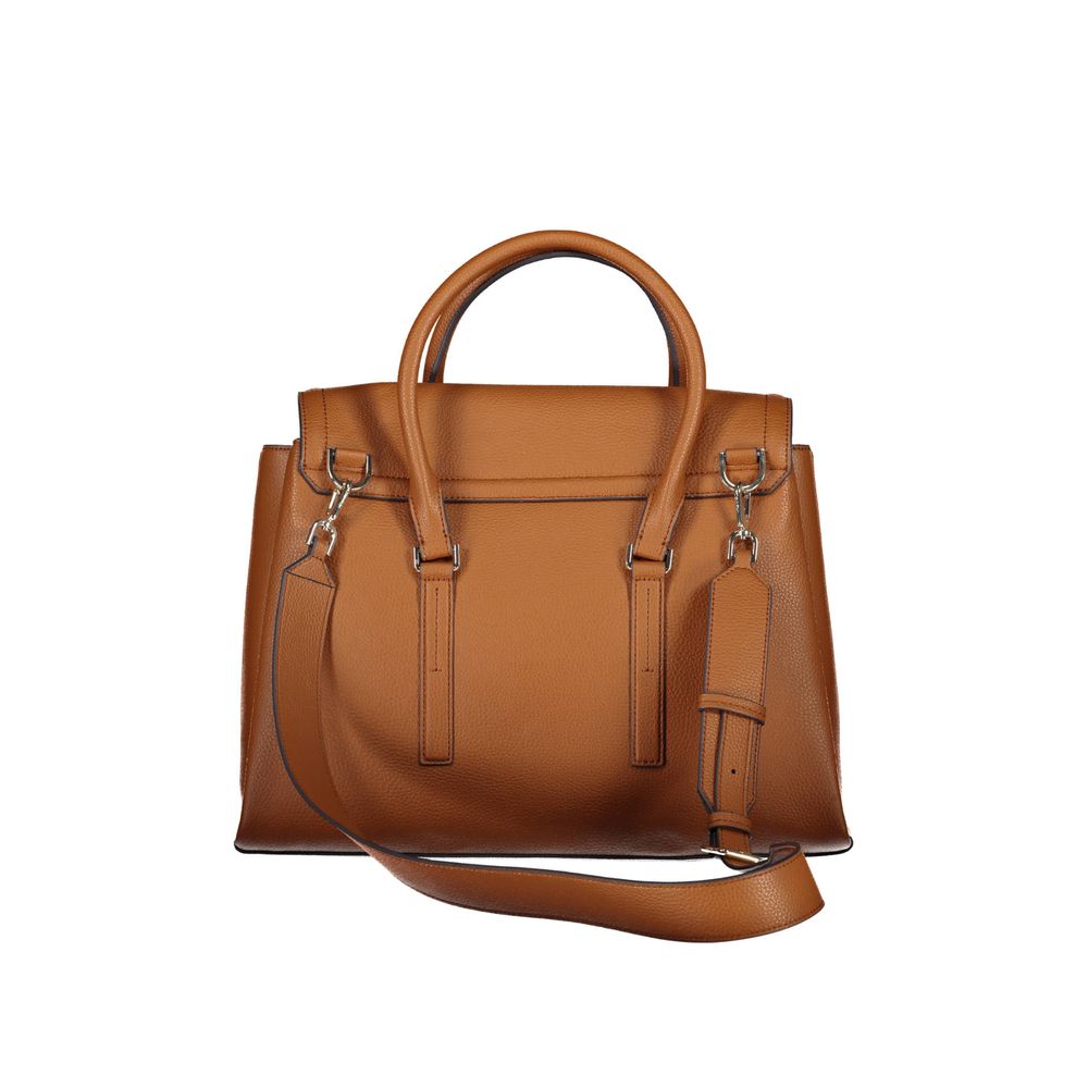 Brown Polyethylene Handbag
