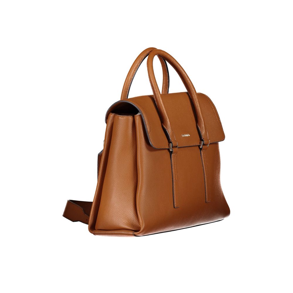 Brown Polyethylene Handbag