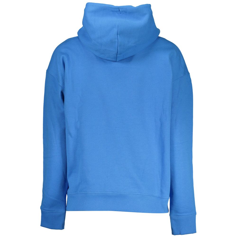 Jersey azul de algodón