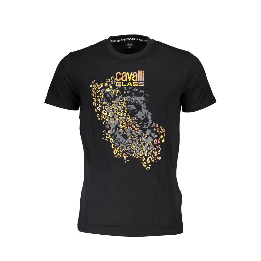 Camiseta negra de algodón