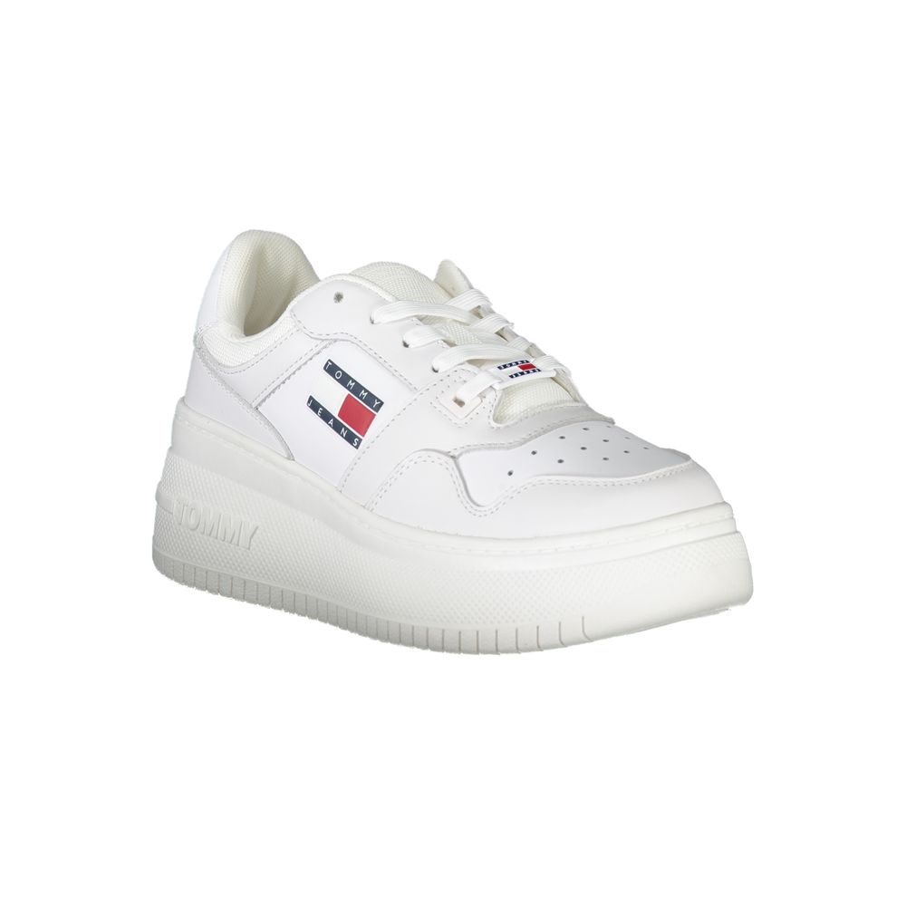 Zapatilla blanca de poliéster