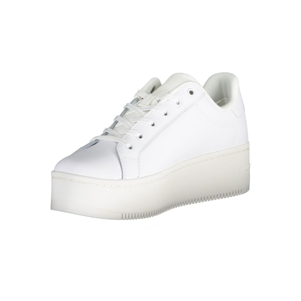 Zapatilla blanca de poliéster