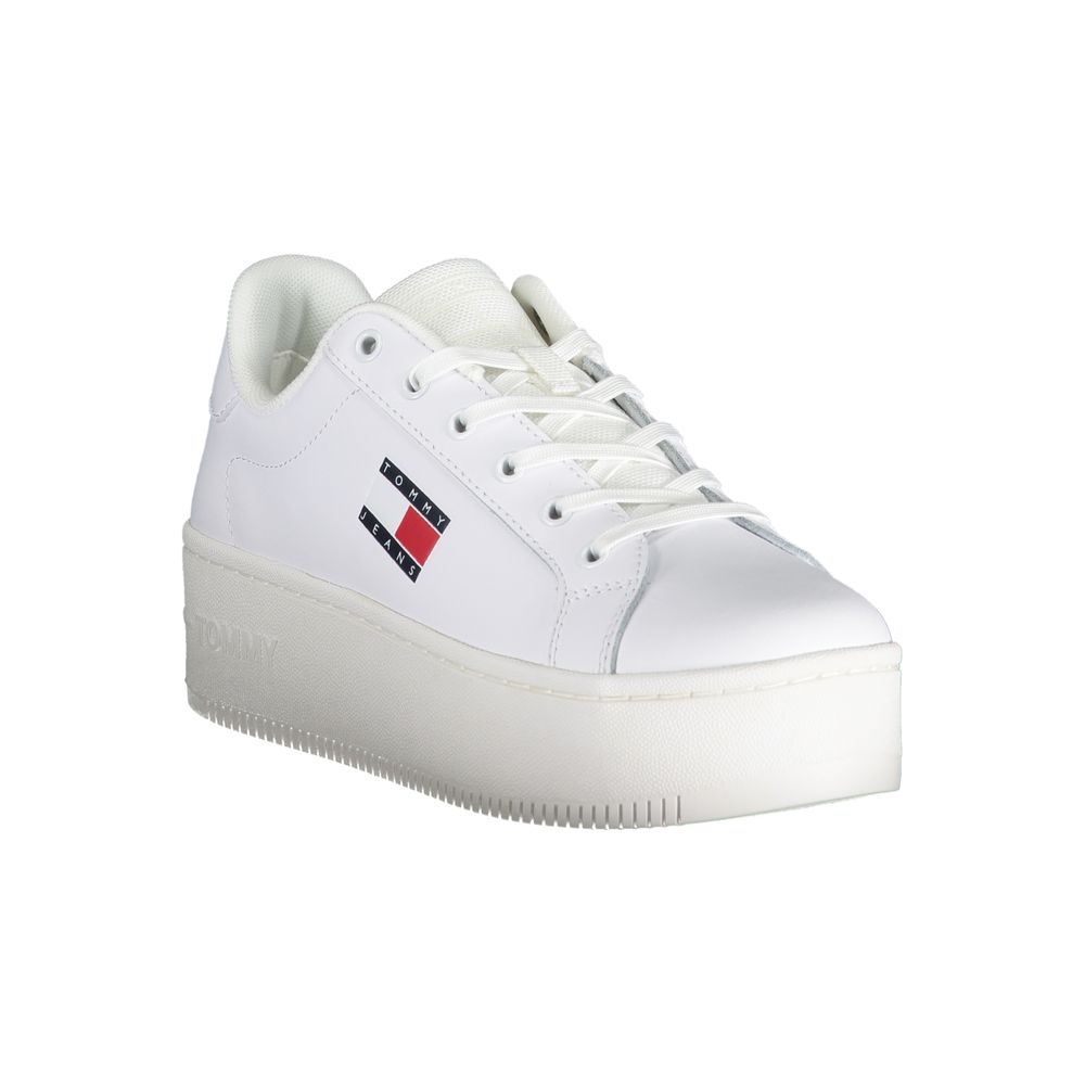Zapatilla blanca de poliéster
