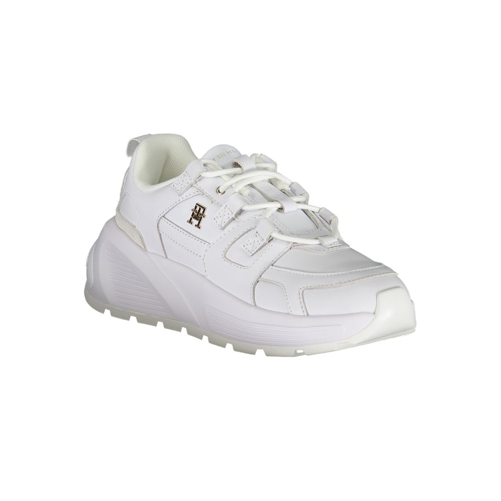 Zapatilla blanca de poliéster