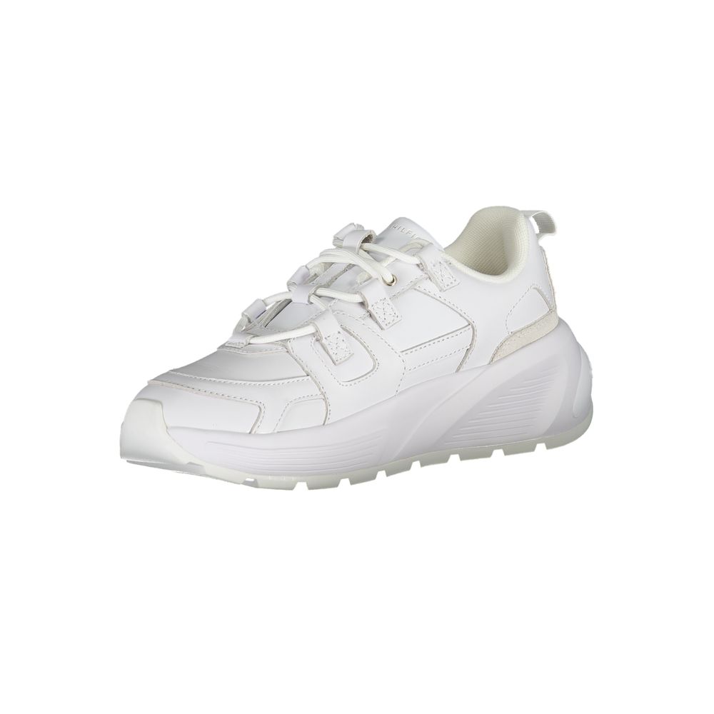 Zapatilla blanca de poliéster