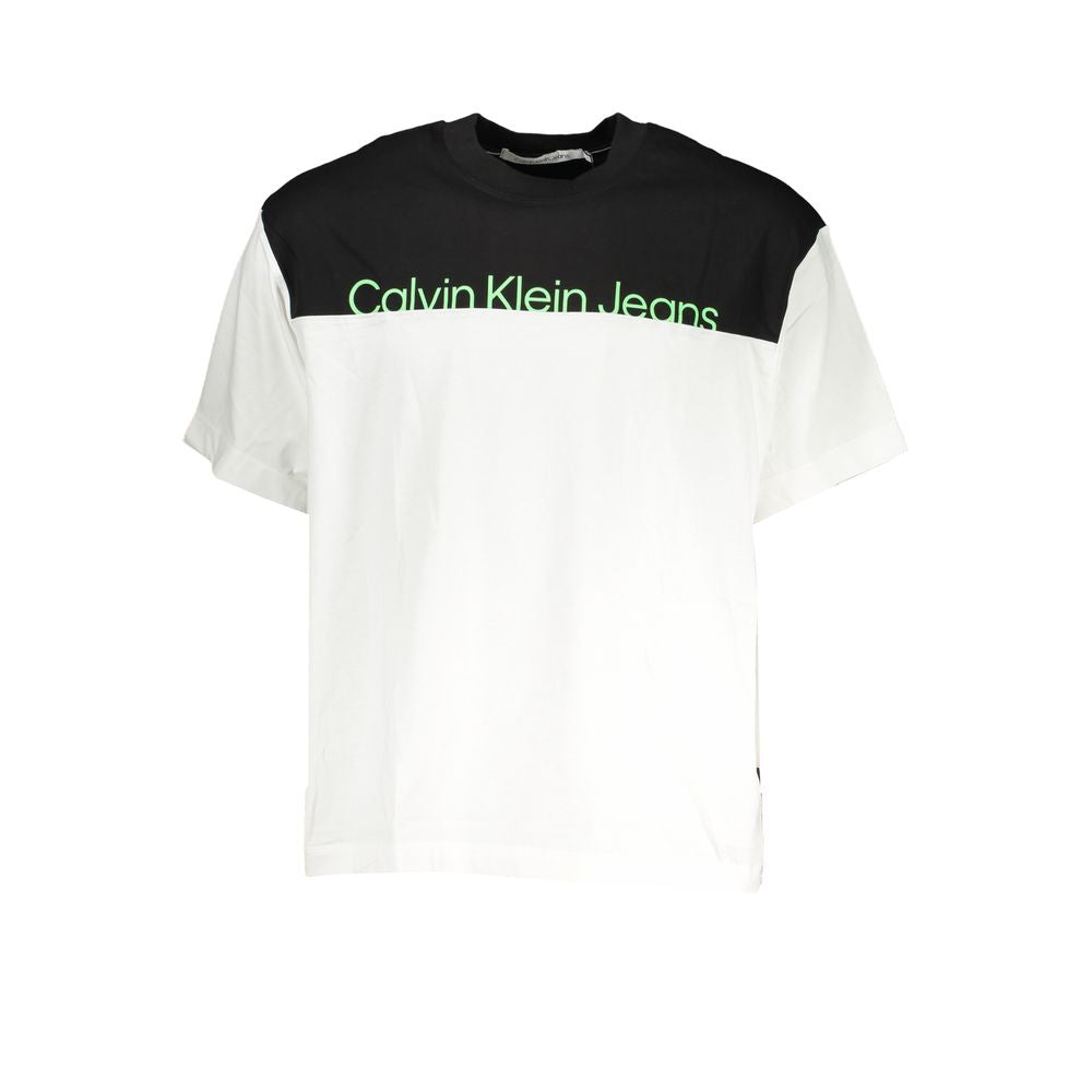 Camiseta blanca de algodón