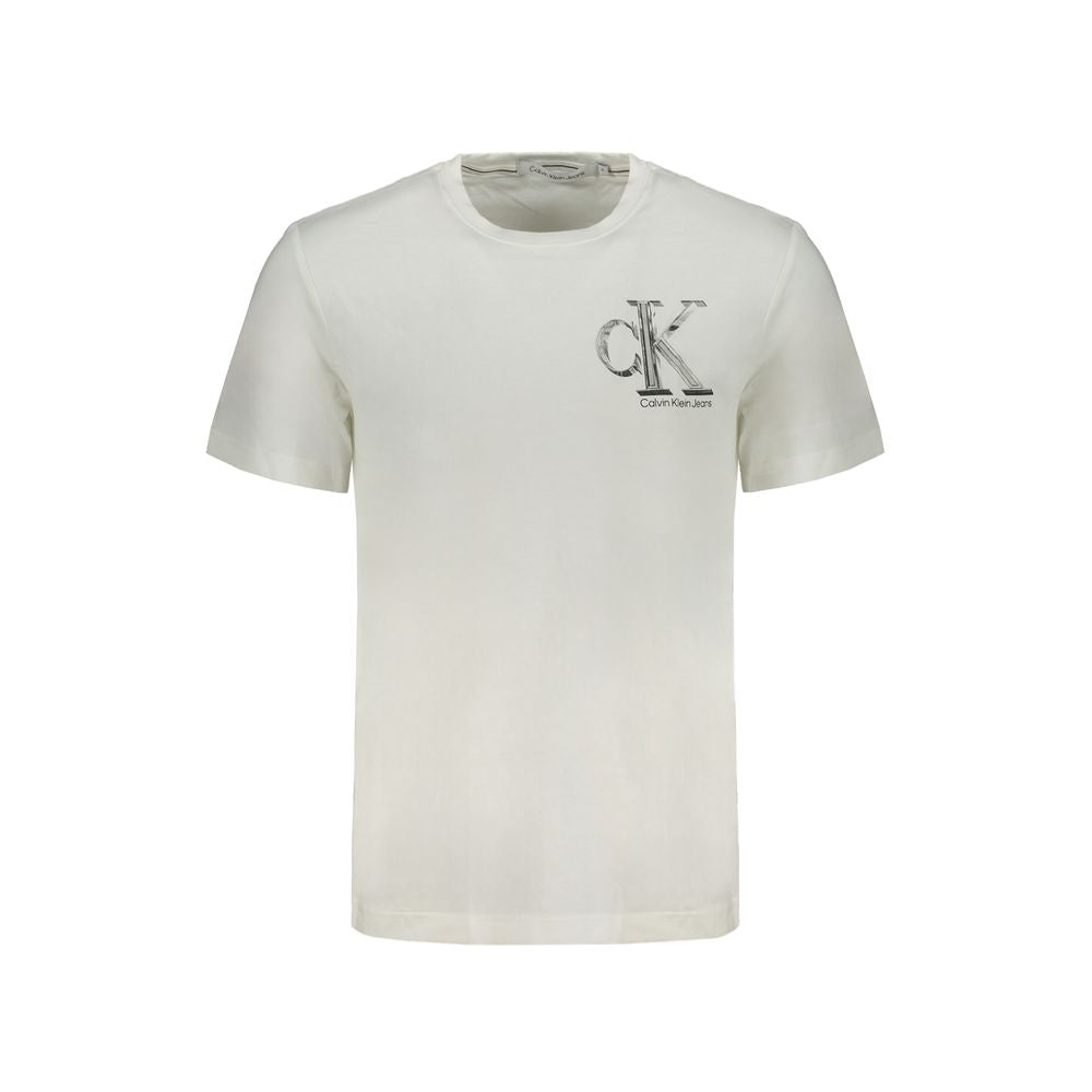 Camiseta blanca de algodón