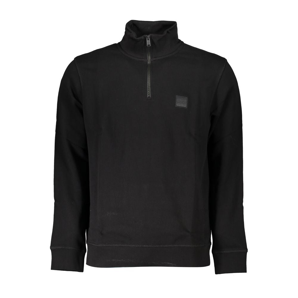 Black Cotton Sweater