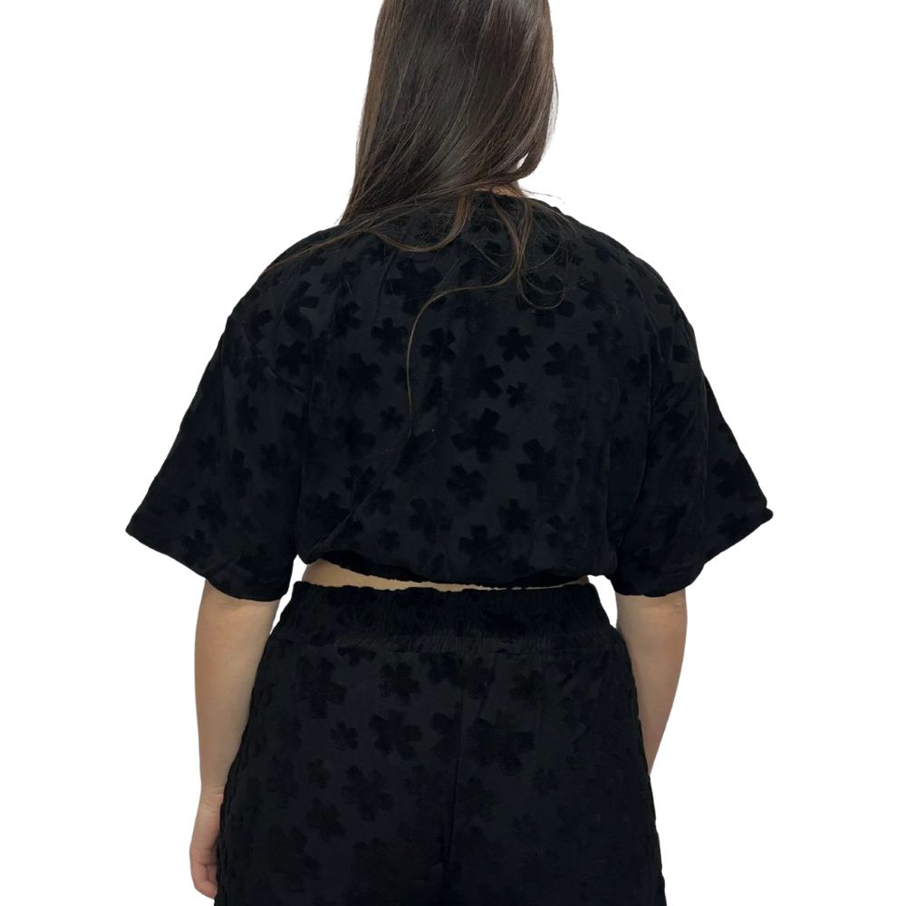 Black Cotton Sweater