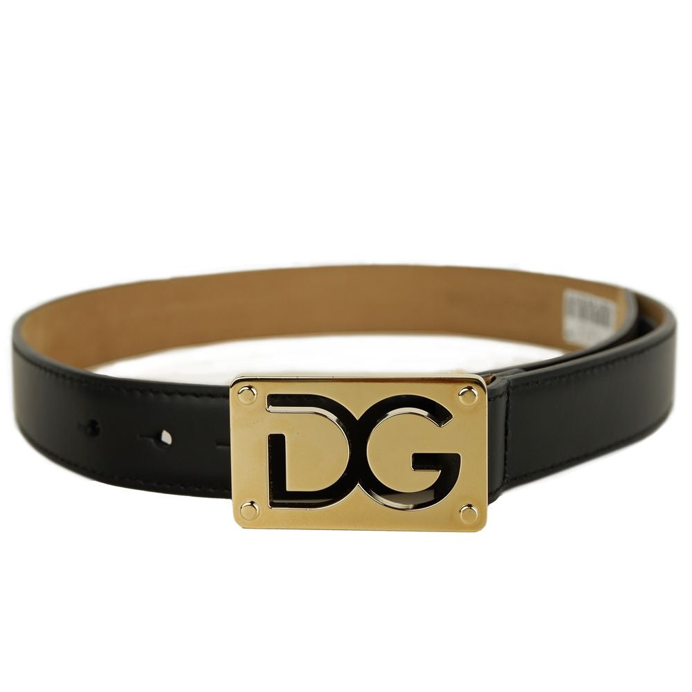 Black Calfskin Belt