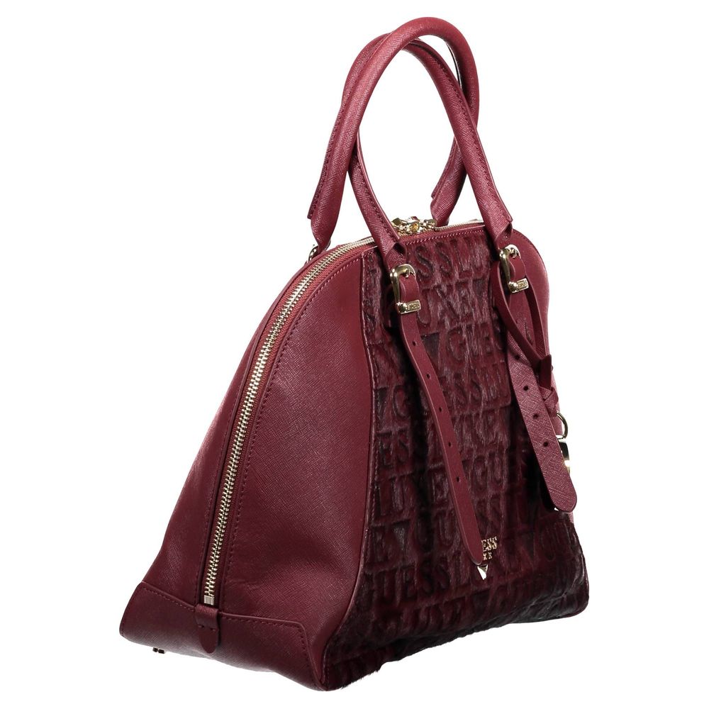 Purple Leather Handbag