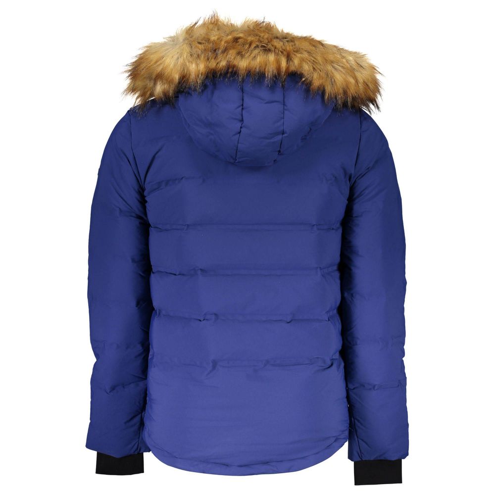 Blue Elastane Jacket