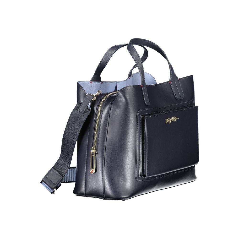 Blue Polyethylene Handbag
