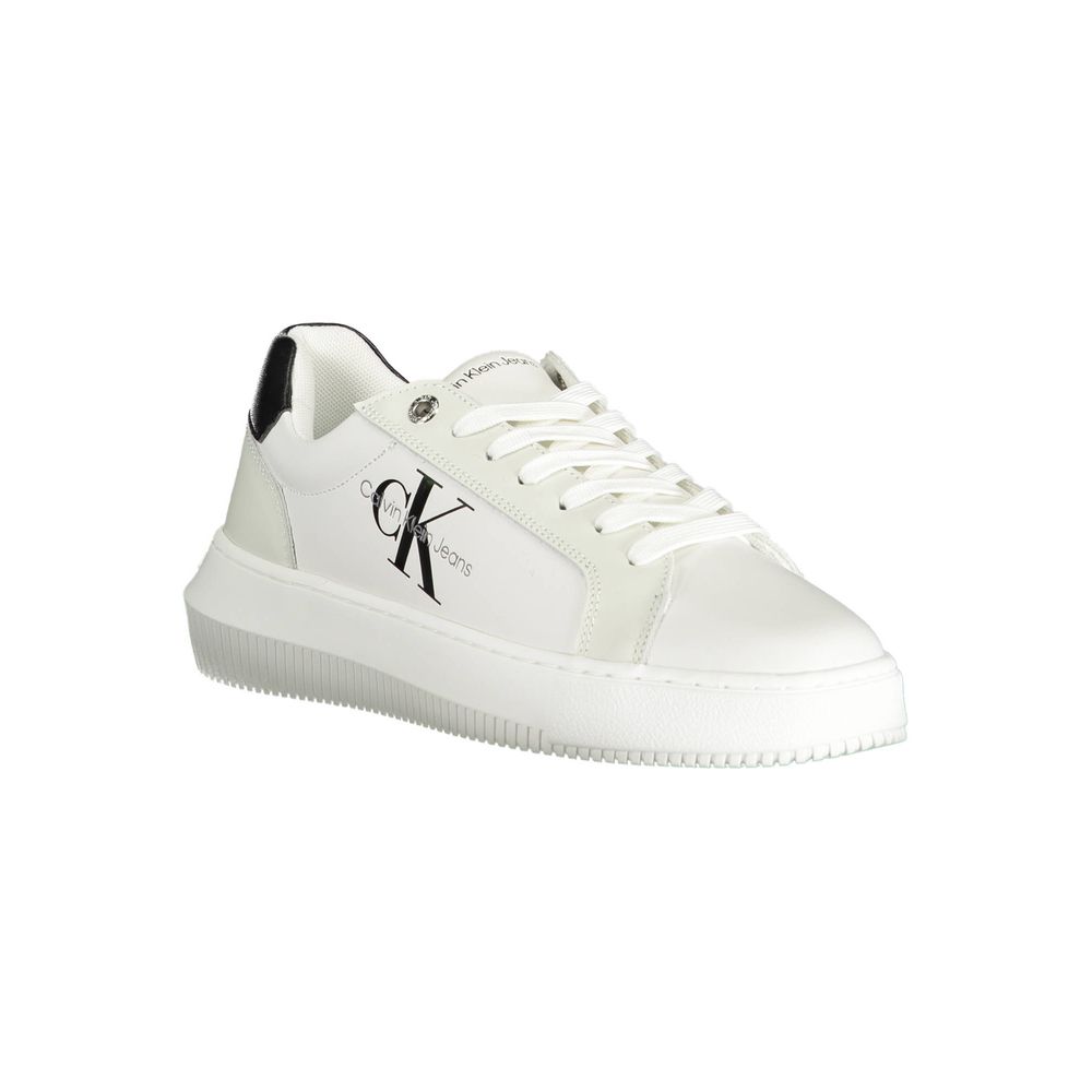 Zapatilla blanca de poliéster