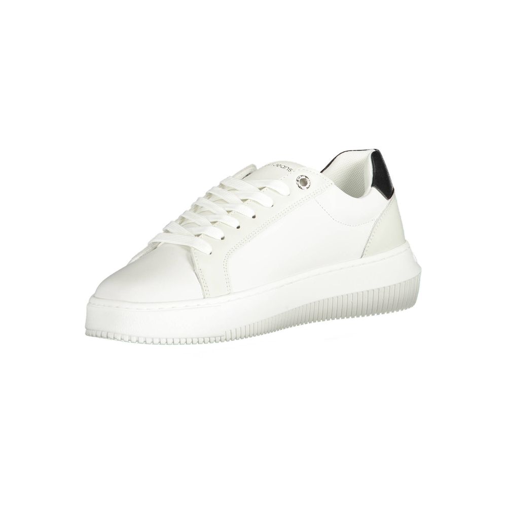 Zapatilla blanca de poliéster