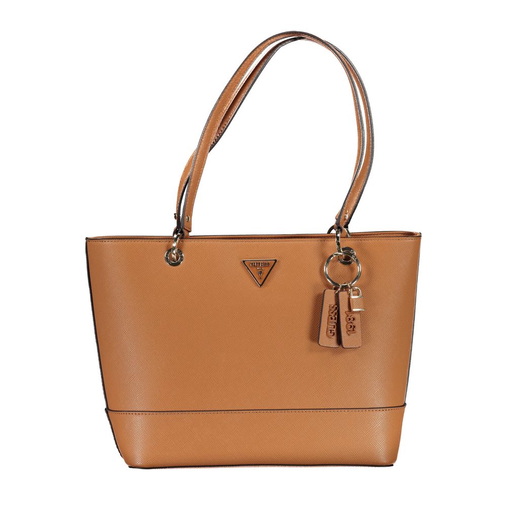 Brown Polyethylene Handbag