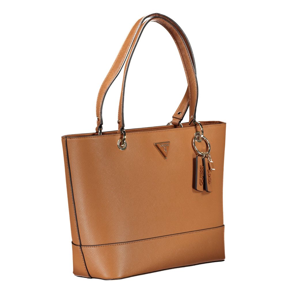 Brown Polyethylene Handbag