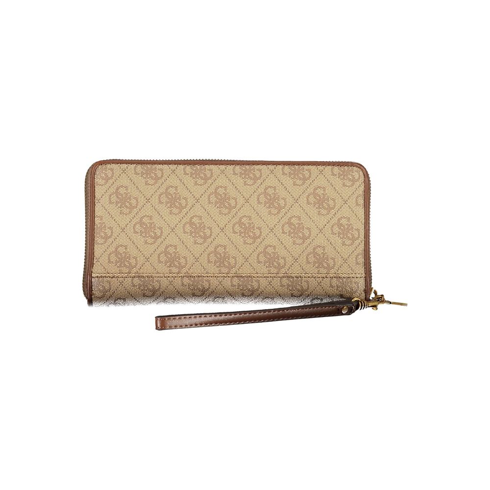 Cartera de polietileno beige