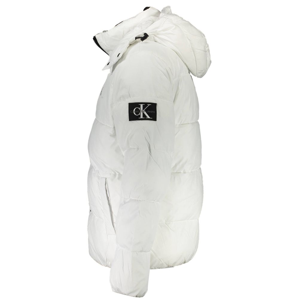 White Polyester Jacket