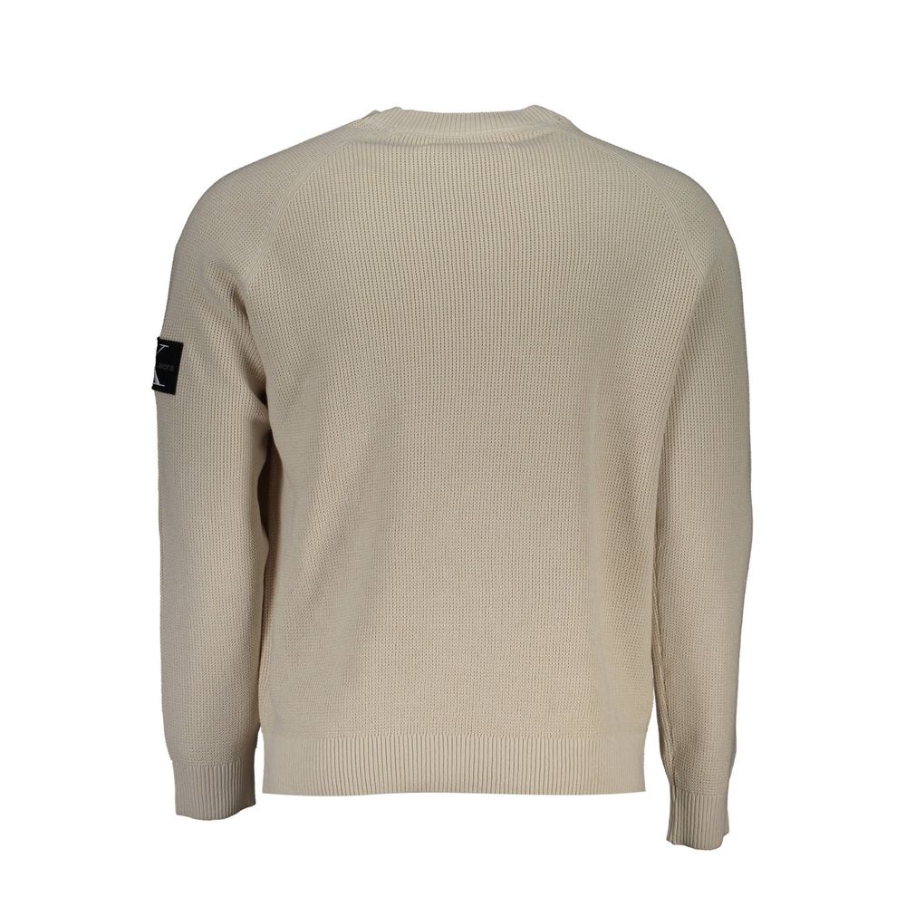 Beige Cotton Sweater