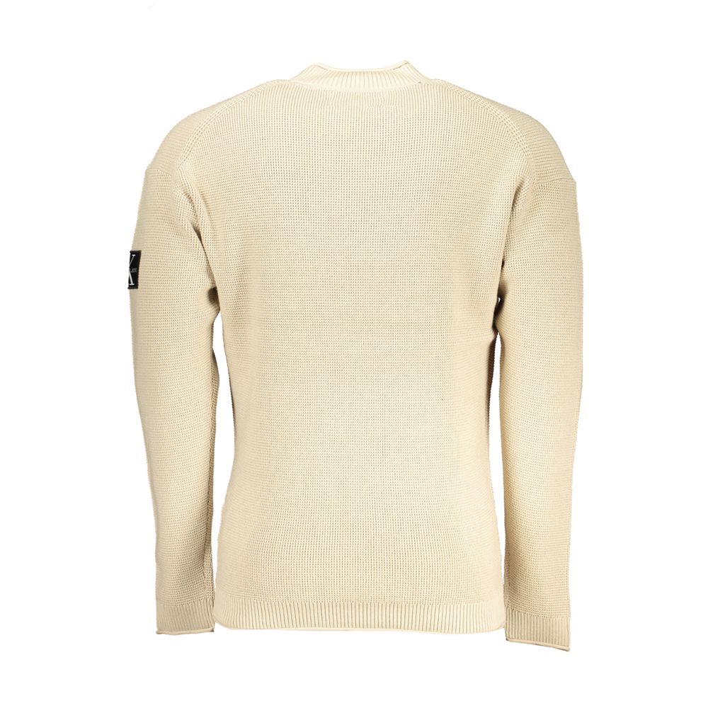 Jersey de algodón beige