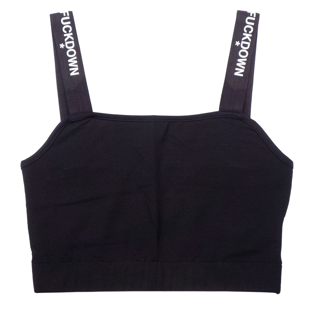 Tops y camisetas de algodón negro