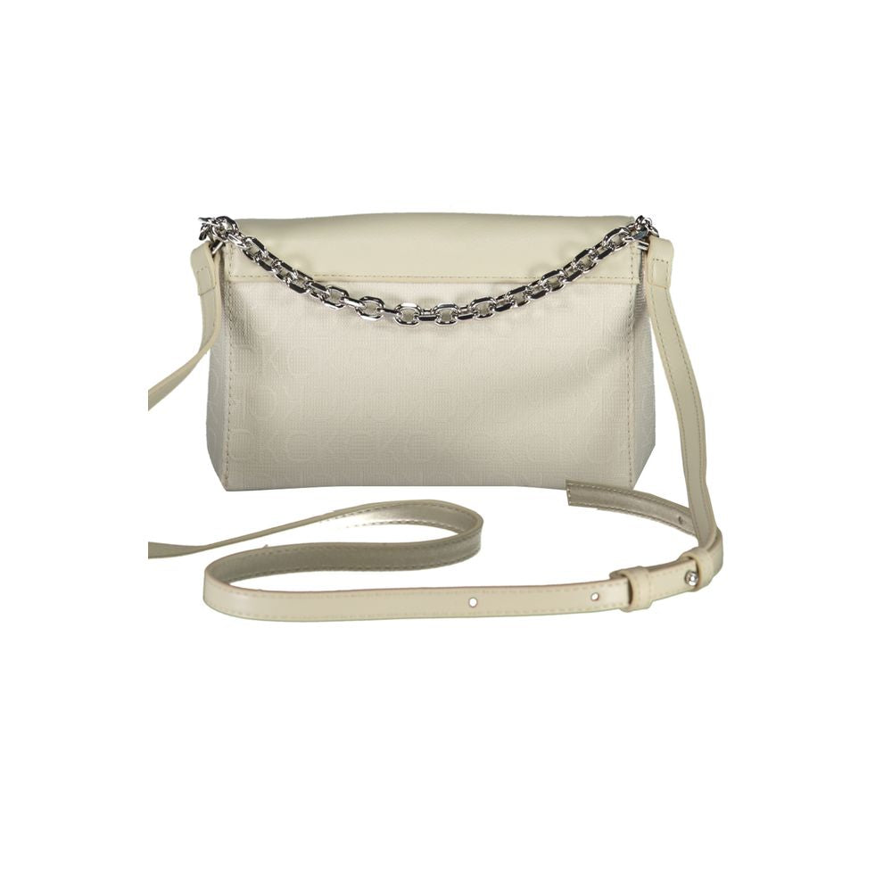 Bolso de poliéster beige