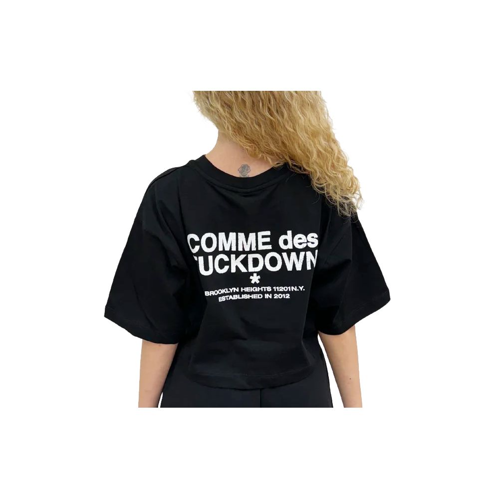 Tops y camisetas de algodón negro