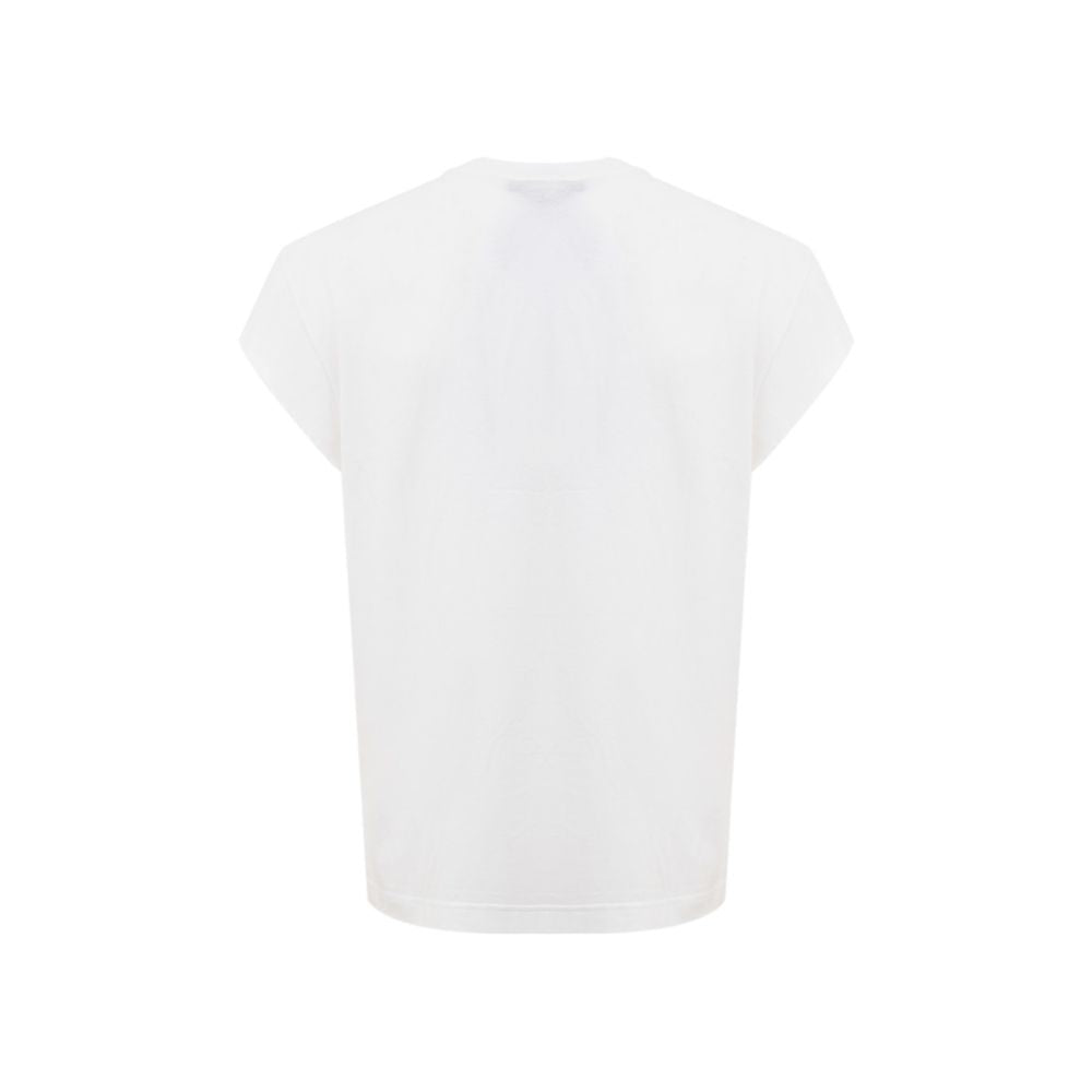 Camiseta blanca de algodón