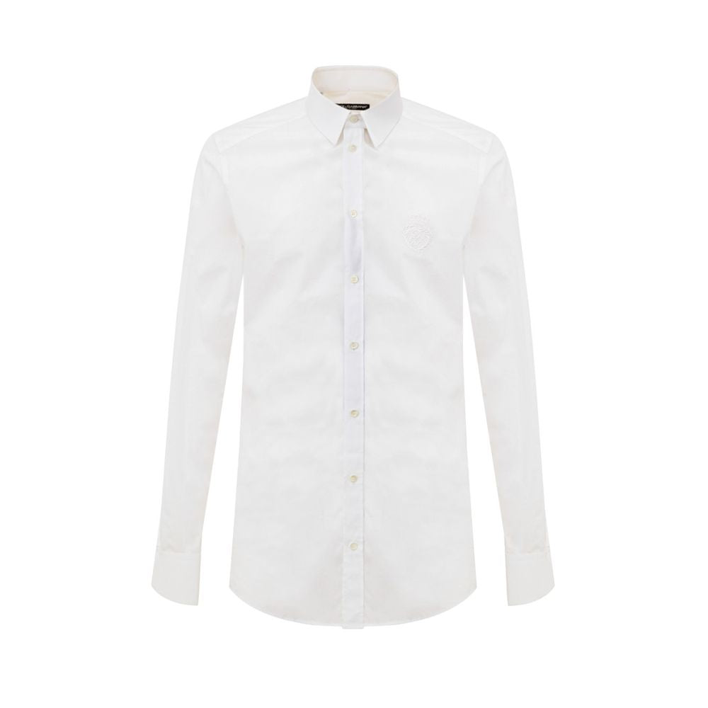 Camisa blanca de algodón