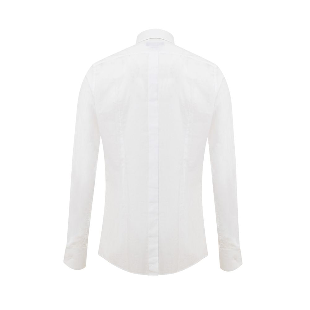 Camisa blanca de algodón