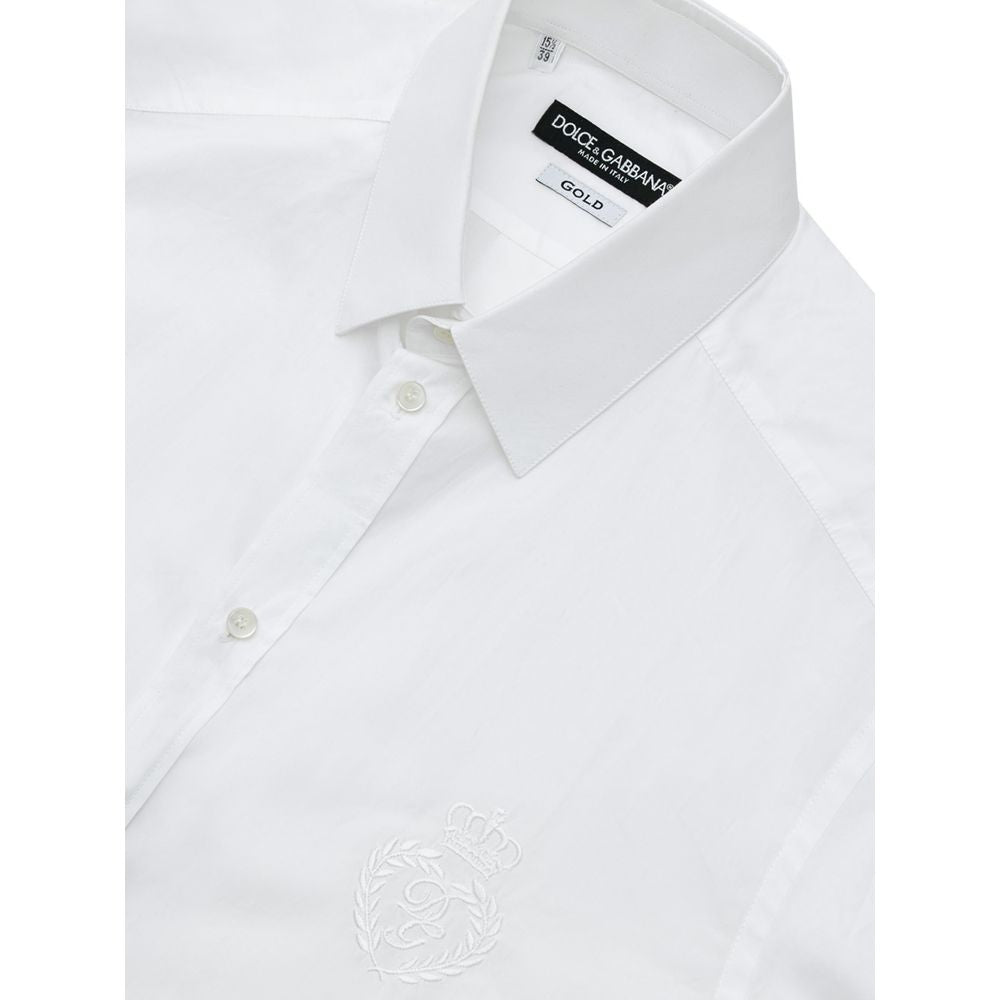 Camisa blanca de algodón