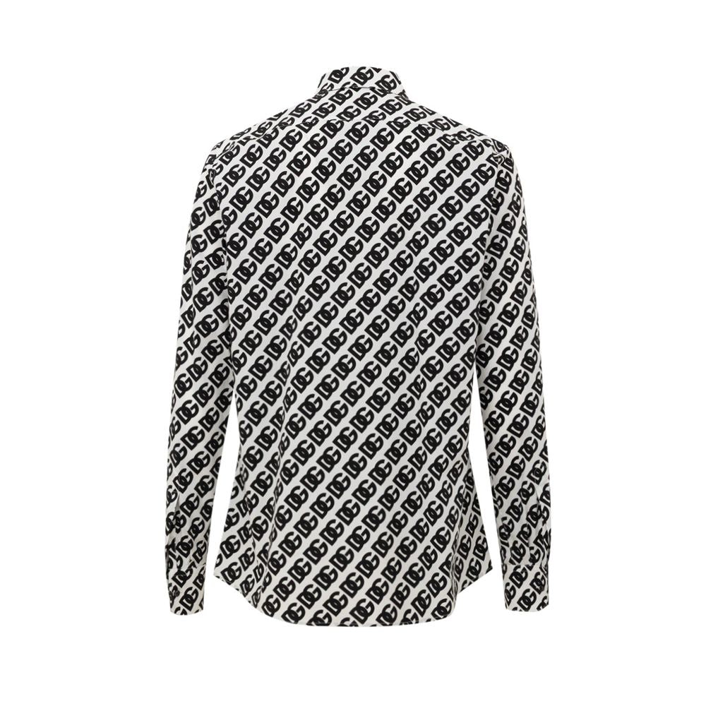 Black And White Cotton Shirt