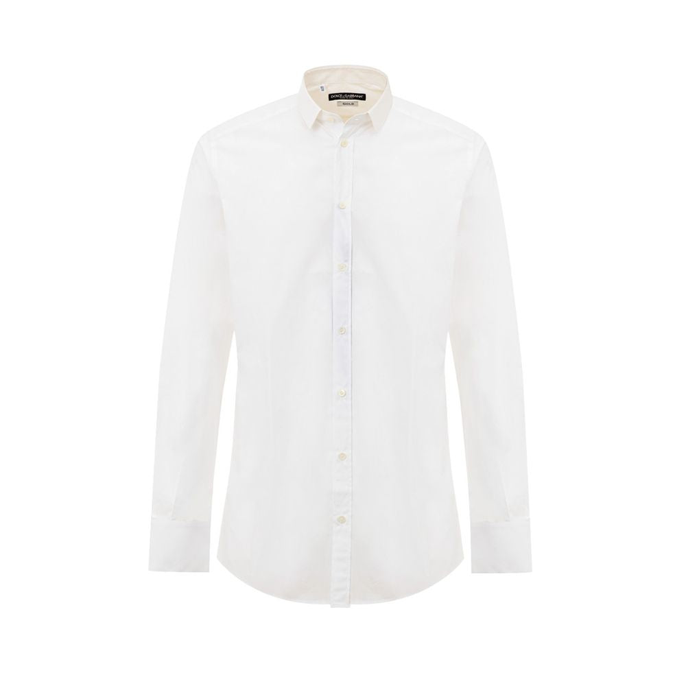 Camisa blanca de algodón
