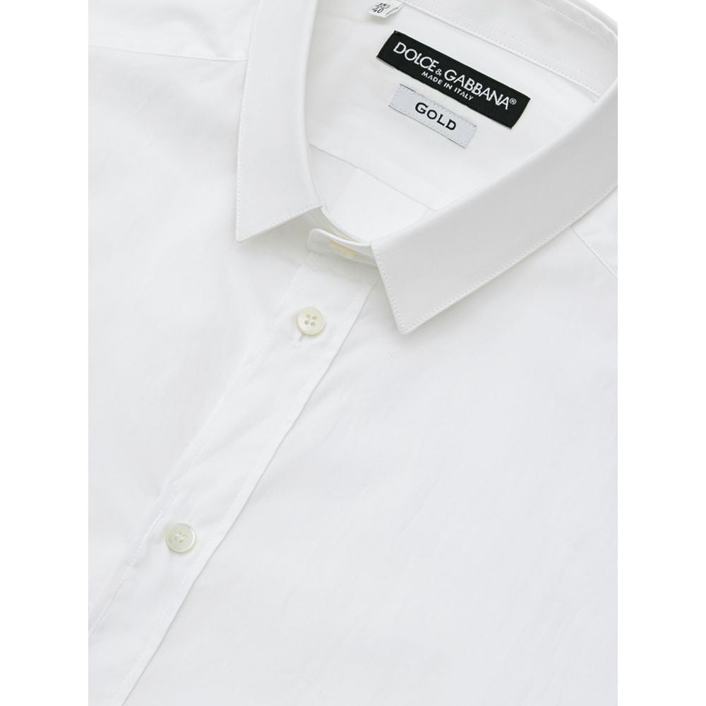 Camisa blanca de algodón