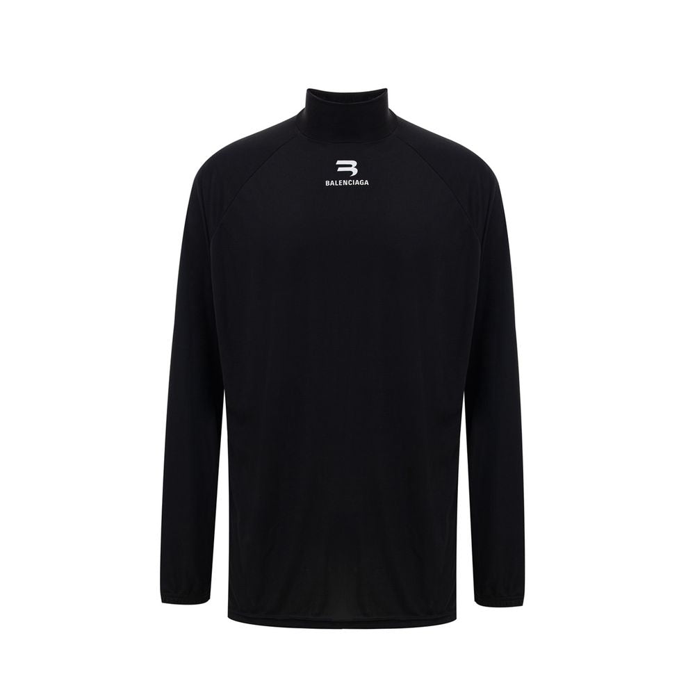 Jersey negro de poliéster