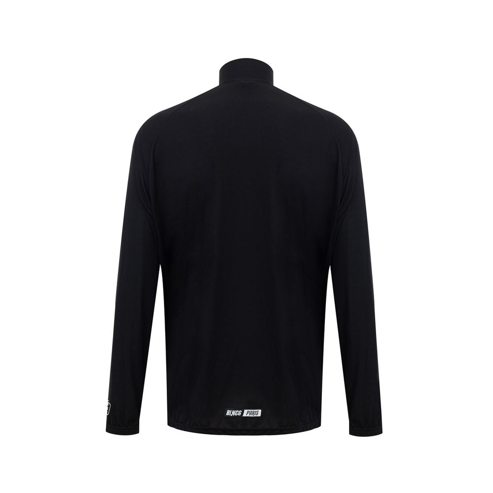 Jersey negro de poliéster