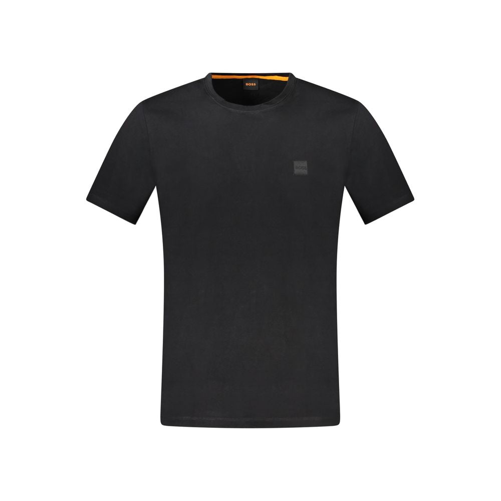 Camiseta negra de algodón