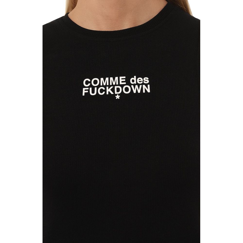 Tops y camisetas de algodón negro